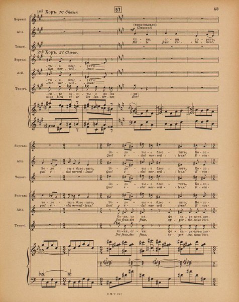 Le rossignol : conte lyrique en trois actes de I. Strawinsky et S. Mitousoff, d'après Andersen / Igor Strawinsky ; traduction francais de M. D. Calvocoressi ; réduction pour chant et piano par l'auteur