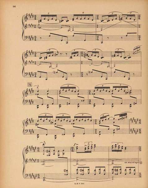 Le rossignol : conte lyrique en trois actes de I. Strawinsky et S. Mitousoff, d'après Andersen / Igor Strawinsky ; traduction francais de M. D. Calvocoressi ; réduction pour chant et piano par l'auteur