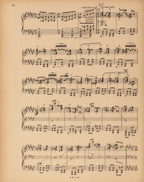 Le rossignol : conte lyrique en trois actes de I. Strawinsky et S. Mitousoff, d'après Andersen / Igor Strawinsky ; traduction francais de M. D. Calvocoressi ; réduction pour chant et piano par l'auteur