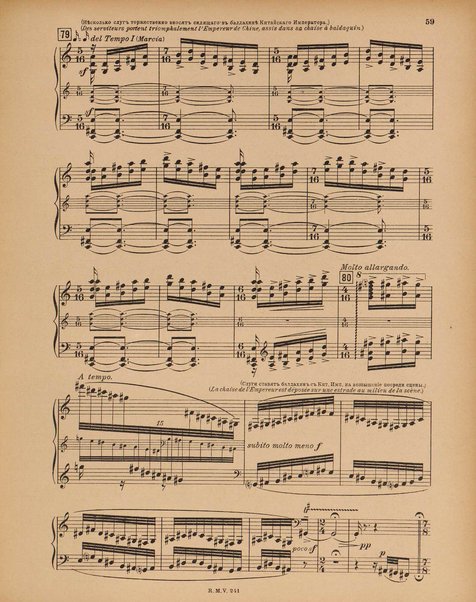 Le rossignol : conte lyrique en trois actes de I. Strawinsky et S. Mitousoff, d'après Andersen / Igor Strawinsky ; traduction francais de M. D. Calvocoressi ; réduction pour chant et piano par l'auteur