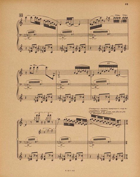 Le rossignol : conte lyrique en trois actes de I. Strawinsky et S. Mitousoff, d'après Andersen / Igor Strawinsky ; traduction francais de M. D. Calvocoressi ; réduction pour chant et piano par l'auteur