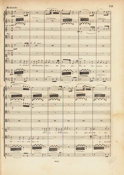 La vestale : opera in 3 atti / musica di Gaspare Spontini