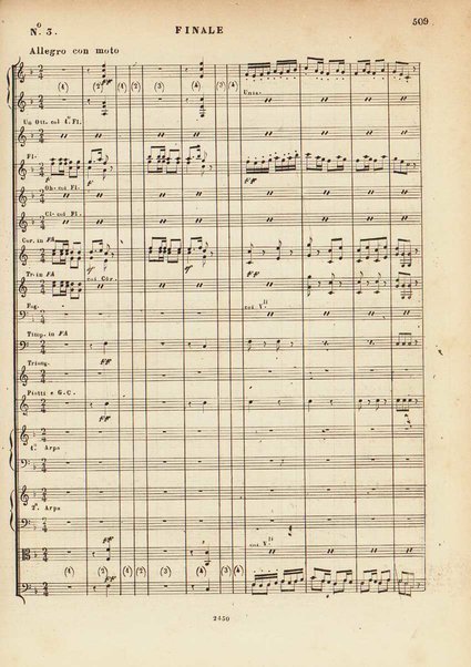 La vestale : opera in 3 atti / musica di Gaspare Spontini