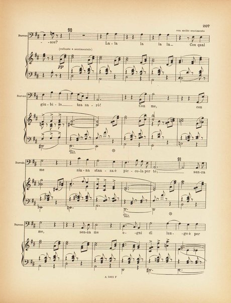 Il cavaliere della rosa : op. 59 : comedia in tre atti per musica di Hugo von Hofmannsthal / traduzione ritmica di Ottone Schanzer ; musica di Richard Strauss ; riduzione per canto e pianoforte di Otto Singer