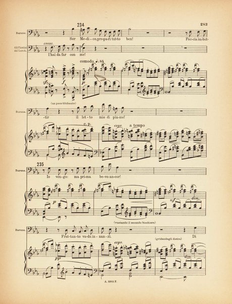 Il cavaliere della rosa : op. 59 : comedia in tre atti per musica di Hugo von Hofmannsthal / traduzione ritmica di Ottone Schanzer ; musica di Richard Strauss ; riduzione per canto e pianoforte di Otto Singer