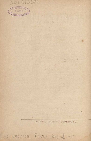 Nina pazza per amore : commedia per musica in due atti / traduzione di Lorenzi ; posta in musica da Giovanni Paisiello