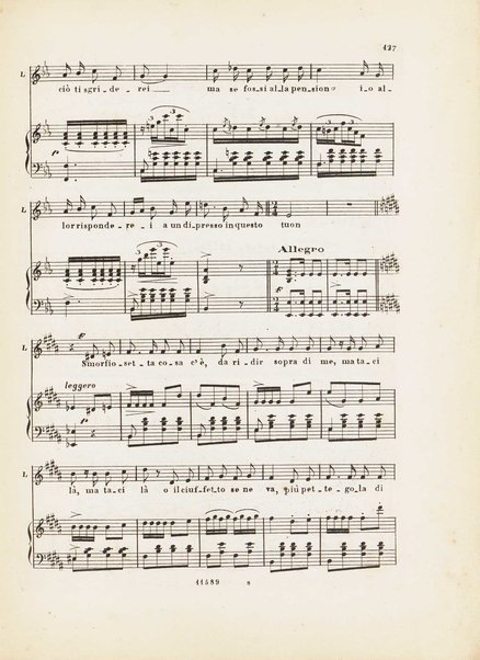 La figlia di madama Angot : opera comica in 3 atti / parole di Clairville, Siraudin e Koning ; traduzione italiana di G. B. ; musica di Carlo Lecocq ; riduzione per canto e piano di E. Nuyens