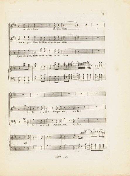 La figlia di madama Angot : opera comica in 3 atti / parole di Clairville, Siraudin e Koning ; traduzione italiana di G. B. ; musica di Carlo Lecocq ; riduzione per canto e piano di E. Nuyens