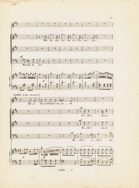 La figlia di madama Angot : opera comica in 3 atti / parole di Clairville, Siraudin e Koning ; traduzione italiana di G. B. ; musica di Carlo Lecocq ; riduzione per canto e piano di E. Nuyens