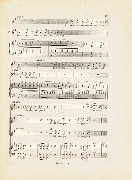 La figlia di madama Angot : opera comica in 3 atti / parole di Clairville, Siraudin e Koning ; traduzione italiana di G. B. ; musica di Carlo Lecocq ; riduzione per canto e piano di E. Nuyens