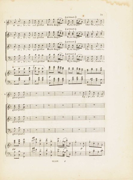 La figlia di madama Angot : opera comica in 3 atti / parole di Clairville, Siraudin e Koning ; traduzione italiana di G. B. ; musica di Carlo Lecocq ; riduzione per canto e piano di E. Nuyens