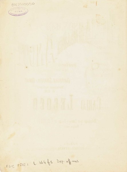 La figlia di madama Angot : opera comica in 3 atti / parole di Clairville, Siraudin e Koning ; traduzione italiana di G. B. ; musica di Carlo Lecocq ; riduzione per canto e piano di E. Nuyens