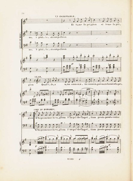 La figlia di madama Angot : opera comica in 3 atti / parole di Clairville, Siraudin e Koning ; traduzione italiana di G. B. ; musica di Carlo Lecocq ; riduzione per canto e piano di E. Nuyens