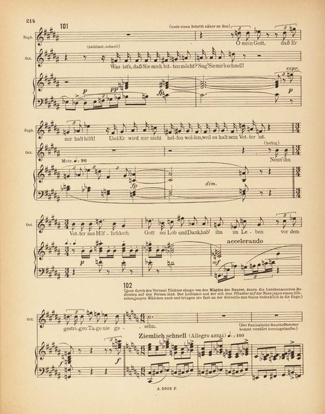 Der Rosenkavalier : Komödie für Musik von Hugo von Hofmannsthal : Op. 59 / Musik von Richard Strauss ; Arrangement von Otto Singer