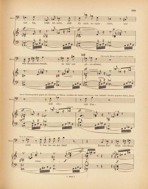 Der Rosenkavalier : Komödie für Musik von Hugo von Hofmannsthal : Op. 59 / Musik von Richard Strauss ; Arrangement von Otto Singer