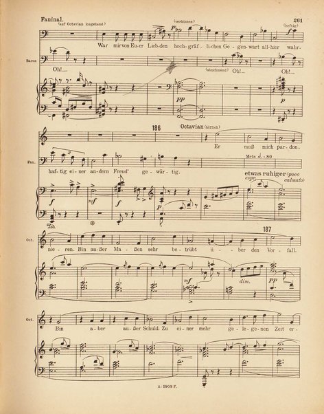Der Rosenkavalier : Komödie für Musik von Hugo von Hofmannsthal : Op. 59 / Musik von Richard Strauss ; Arrangement von Otto Singer