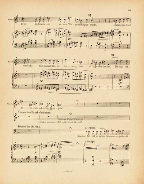 Der Rosenkavalier : Komödie für Musik von Hugo von Hofmannsthal : Op. 59 / Musik von Richard Strauss ; Arrangement von Otto Singer