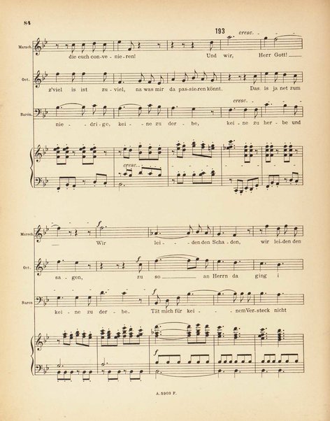 Der Rosenkavalier : Komödie für Musik von Hugo von Hofmannsthal : Op. 59 / Musik von Richard Strauss ; Arrangement von Otto Singer