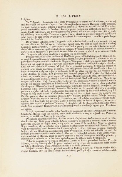 Svätopluk : hudobná dráma v troch dejstvách / Eugen Suchoň ; libreto podľa slovenského a historického odkazu spracovali: Ivan Stodola, Eugen Suchoň a Jela Krčméryova ; klavírny výťah upravil skladateľ