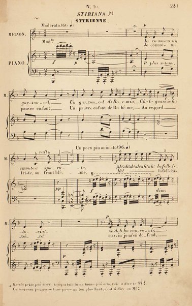Mignon : dramma lirico in tre atti / di Michele Carré e Giulio Barbier ; posta in musica dal maestro Ambrogio Thomas ; traduzione italiana di Giuseppe Zaffira