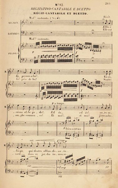 Mignon : dramma lirico in tre atti / di Michele Carré e Giulio Barbier ; posta in musica dal maestro Ambrogio Thomas ; traduzione italiana di Giuseppe Zaffira