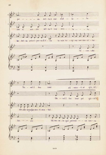 Eugen Onegin : lirische Szenen in drei Aufzügen / Text nach Puschkin ; Deutsch von A. Bernhard ; Musik von P. Tschaikowsky ; Klavierauszug vom Komponisten