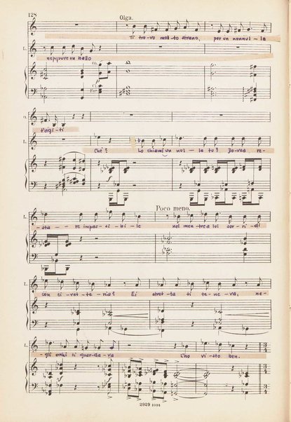 Eugen Onegin : lirische Szenen in drei Aufzügen / Text nach Puschkin ; Deutsch von A. Bernhard ; Musik von P. Tschaikowsky ; Klavierauszug vom Komponisten