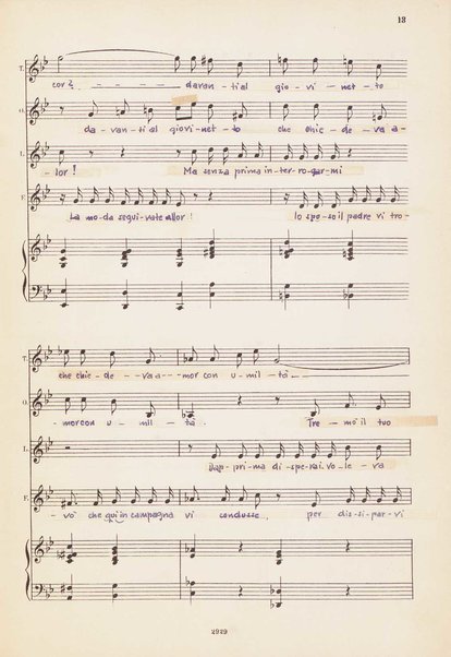 Eugen Onegin : lirische Szenen in drei Aufzügen / Text nach Puschkin ; Deutsch von A. Bernhard ; Musik von P. Tschaikowsky ; Klavierauszug vom Komponisten