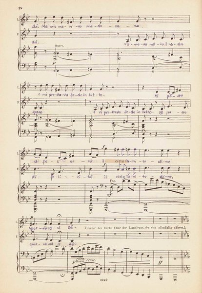 Eugen Onegin : lirische Szenen in drei Aufzügen / Text nach Puschkin ; Deutsch von A. Bernhard ; Musik von P. Tschaikowsky ; Klavierauszug vom Komponisten