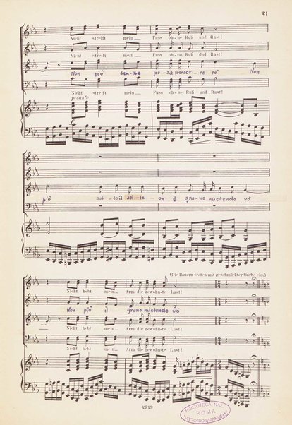 Eugen Onegin : lirische Szenen in drei Aufzügen / Text nach Puschkin ; Deutsch von A. Bernhard ; Musik von P. Tschaikowsky ; Klavierauszug vom Komponisten