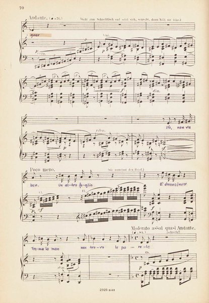 Eugen Onegin : lirische Szenen in drei Aufzügen / Text nach Puschkin ; Deutsch von A. Bernhard ; Musik von P. Tschaikowsky ; Klavierauszug vom Komponisten