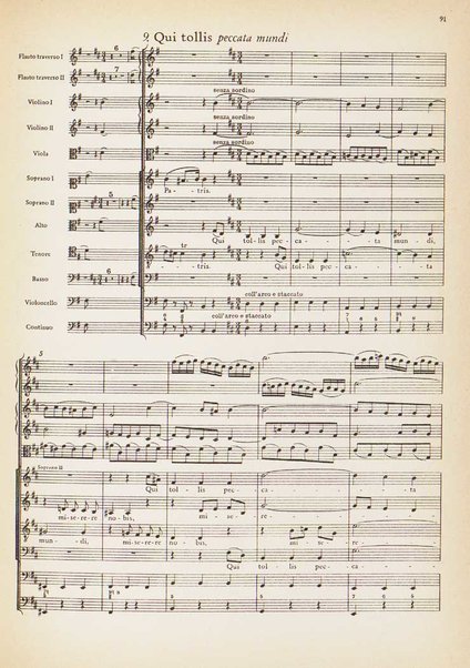 Missa ; Symbolum Nicenum ; Sanctus ; Osanna, Benedictus, Agnus Dei et Dona nobis pacem : später genannt Messe in h-Moll, BWV 232 / Johann Sebastian Bach ; herausgegeben von Friedrich Smend