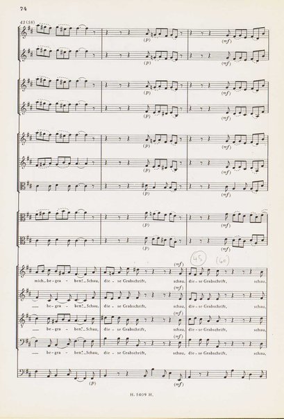 Markuspassion / Johann Sebastian Bach ; herausgegeben von Diethard Hellmann