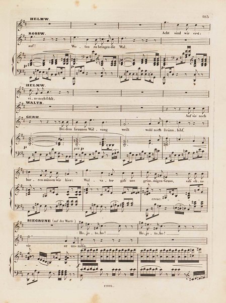 Die Walküre / von Richard Wagner ; vollständiger Klavierauszug von Karl Klindworth