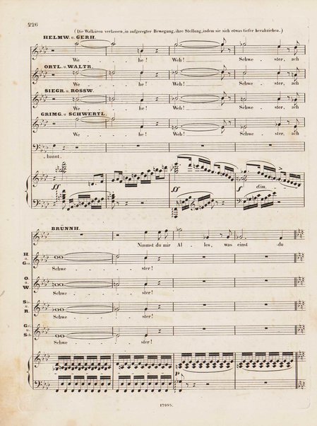 Die Walküre / von Richard Wagner ; vollständiger Klavierauszug von Karl Klindworth