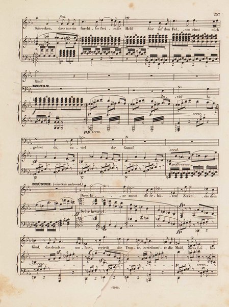 Die Walküre / von Richard Wagner ; vollständiger Klavierauszug von Karl Klindworth