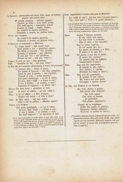 Lohengrin : grande opera romantica in tre atti / parole e musica di R. Wagner ; traduzione italiana dal testo originale tedesco di Salvatore De C. Marchesi