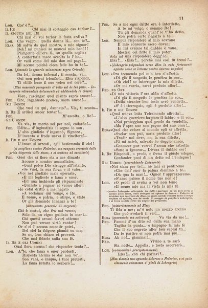 Lohengrin : grande opera romantica in tre atti / parole e musica di R. Wagner ; traduzione italiana dal testo originale tedesco di Salvatore De C. Marchesi