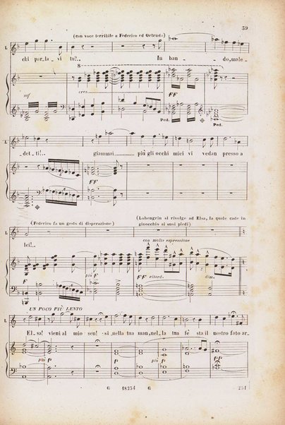 Lohengrin : grande opera romantica in tre atti / parole e musica di R. Wagner ; traduzione italiana dal testo originale tedesco di Salvatore De C. Marchesi