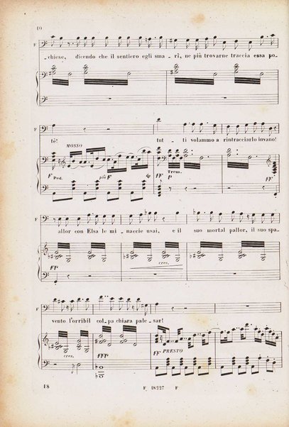 Lohengrin : grande opera romantica in tre atti / parole e musica di R. Wagner ; traduzione italiana dal testo originale tedesco di Salvatore De C. Marchesi