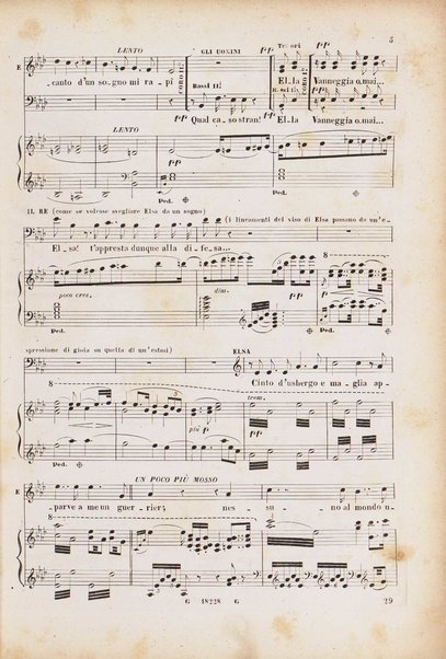 Lohengrin : grande opera romantica in tre atti / parole e musica di R. Wagner ; traduzione italiana dal testo originale tedesco di Salvatore De C. Marchesi