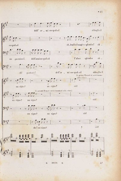 Lohengrin : grande opera romantica in tre atti / parole e musica di R. Wagner ; traduzione italiana dal testo originale tedesco di Salvatore De C. Marchesi