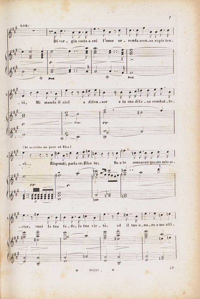 Lohengrin : grande opera romantica in tre atti / parole e musica di R. Wagner ; traduzione italiana dal testo originale tedesco di Salvatore De C. Marchesi