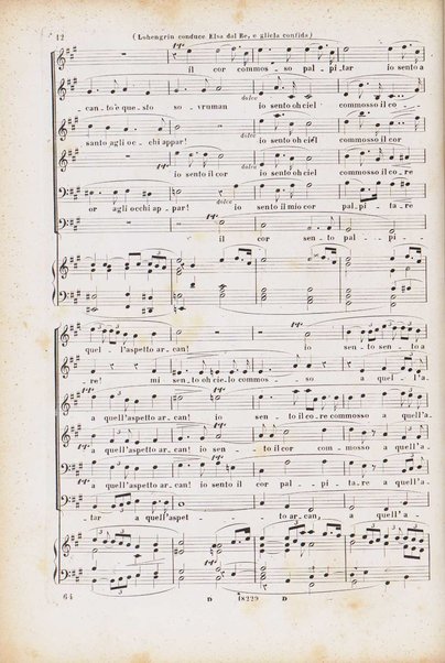 Lohengrin : grande opera romantica in tre atti / parole e musica di R. Wagner ; traduzione italiana dal testo originale tedesco di Salvatore De C. Marchesi