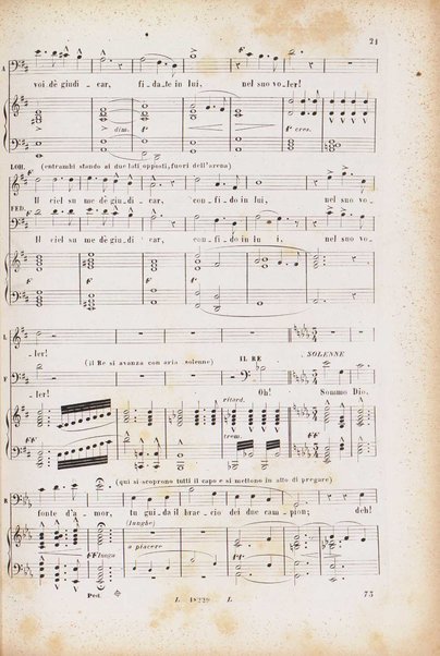 Lohengrin : grande opera romantica in tre atti / parole e musica di R. Wagner ; traduzione italiana dal testo originale tedesco di Salvatore De C. Marchesi