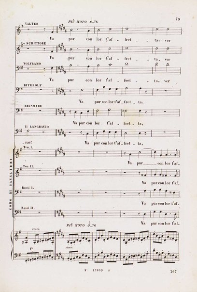 Tannhäuser ovvero La lotta dei Bardi al castello detto Varteburgo : grande opera romantica in tre atti / parole e musica di R. Wagner ; traduzione italiana dal testo originale tedesco di Salvatore de C. Marchesi