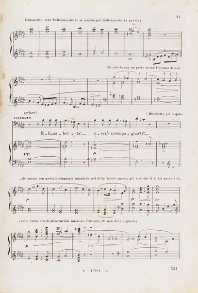 Tannhäuser ovvero La lotta dei Bardi al castello detto Varteburgo : grande opera romantica in tre atti / parole e musica di R. Wagner ; traduzione italiana dal testo originale tedesco di Salvatore de C. Marchesi