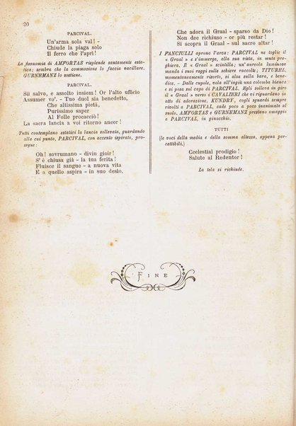 Parcival : dramma mistico in 3 atti / poesia e musica di Riccardo Wagner ; versione ritmica dal tedesco di A. Zanardini