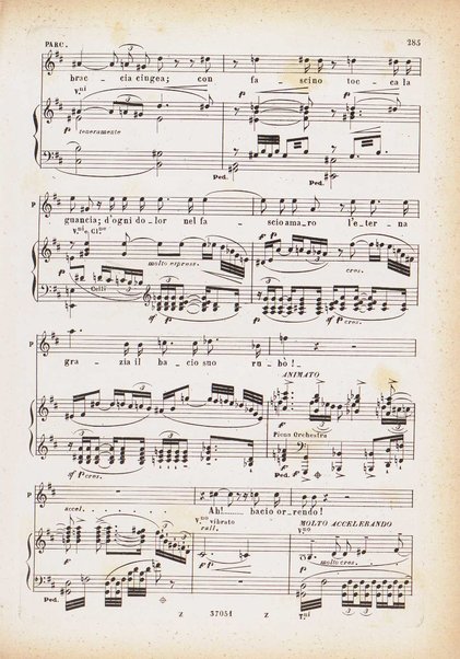 Parcival : dramma mistico in 3 atti / poesia e musica di Riccardo Wagner ; versione ritmica dal tedesco di A. Zanardini