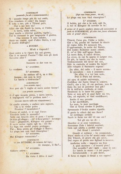 Parcival : dramma mistico in 3 atti / poesia e musica di Riccardo Wagner ; versione ritmica dal tedesco di A. Zanardini